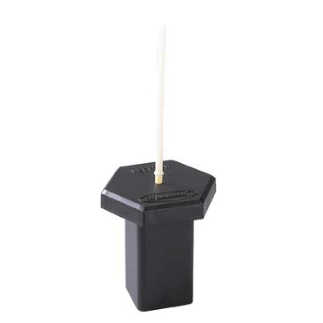 Markwort Black Base Plug w/ White Indicator
