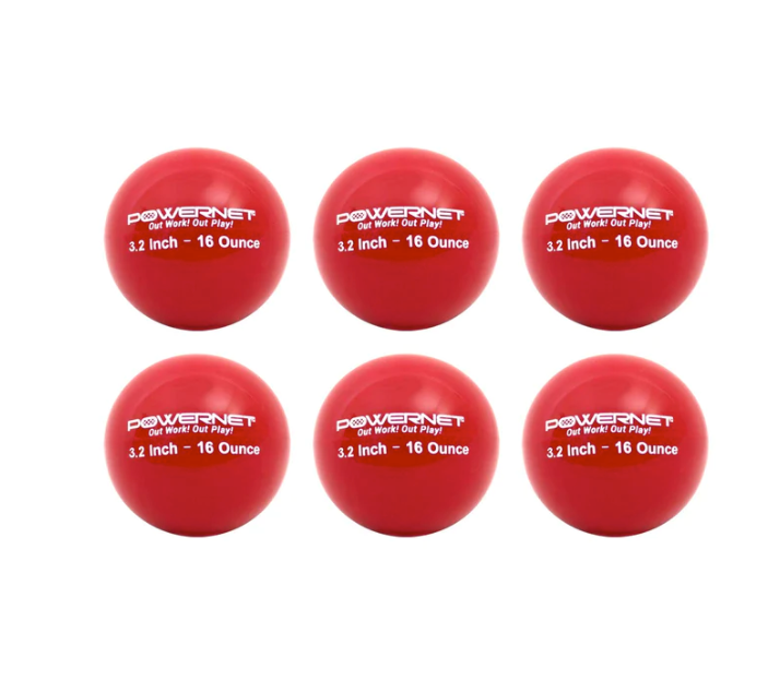 Power Net Weighted Balls 3.2" 16 oz / 6PK