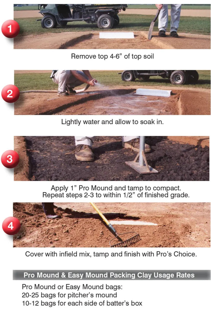 Pro's Choice Eazy Mound Clay - pallet